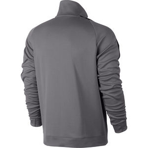 nike tribute jacket grey orange